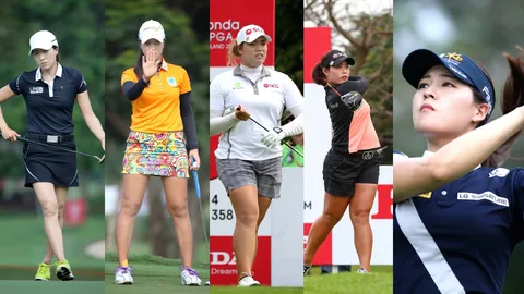 ดูกันให้ตาแฉะ!! ส่องสีสันแฟชั่นโปรกอล์ฟสาว Honda LPGA Thailand 2018