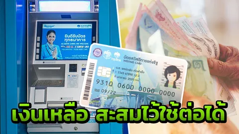 บัตรคนจนกดเบิกเงินสดได้ ที่ตู้เอทีเอ็มแบงก์กรุงไทยเริ่ม ก.ย.นี้