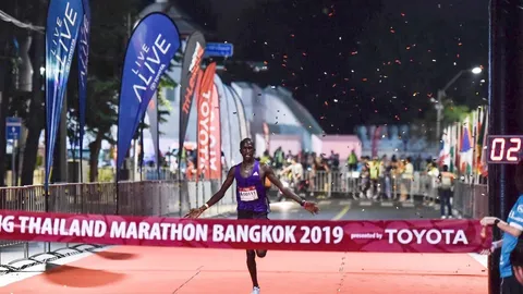 ปอดเหล็กเคนยาโชว์เจ๋ง กวาดแชมป์ Amazing Thailand Marathon 2019