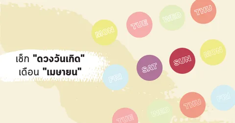 เช็ก "ดวงวันเกิด" เดือน "เมษายน" 