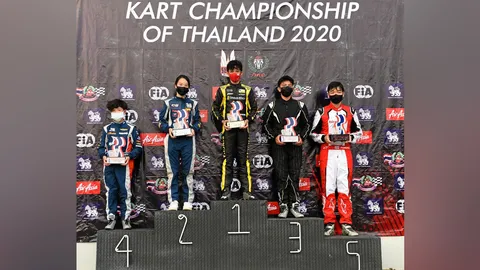 "นันทวุฒิ ภิรมย์ภักดี" นักขับวัย 14 ปี กวาดแชมป์ Junior Max ทั้งสองเรซ