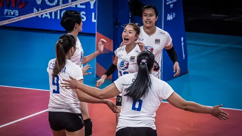 FIVB คลอดโปรแกรม ลูกยางเนชันส์ ลีก 2022 "วอลเลย์บอลหญิงทีมชาติไทย"