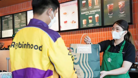 “โรบินฮู้ด” จับมือ “สตาร์บัคส์” นำร้านกาแฟยอดนิยมขึ้นแพลตฟอร์ม