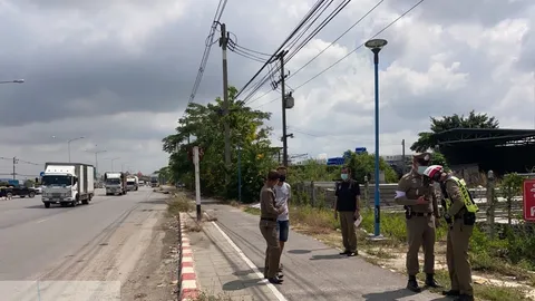 ตำรวจ แจงจุดแก๊งซิ่งนัดแข่งรถอยู่ใน อ.กระทุ่มแบน ล่าสุดจับดำเนินคดีแล้ว 6 ราย