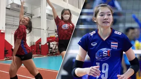 "บุ๋มบิ๋ม ชัชชุอร" ดาวตบลูกยางสาวไทย ซ้อมท่าดีใจใช้ "ซีเกมส์ 2021" (คลิป)