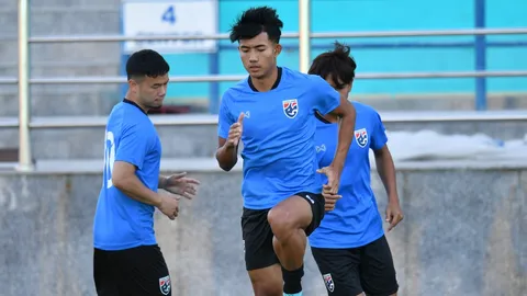 "ทีมชาติไทย U23" ซ้อมหนสุดท้ายก่อนบู๊เวียดนาม "ศุภณัฏฐ์" หวังประเดิม 3 แต้ม