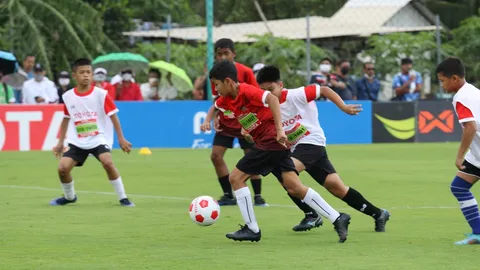 ต่อยอดสู่ช้างศึกยู-15 "Toyota Junior Football Clinic 2022" ได้ 46 แข้งฝึกทักษะขั้นสูง