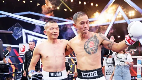 ร้างสังเวียนไปนาน "วิจารณ์-สมจิตร" เปิดใจหลังดวลกัน 10 Fight 10-ฝากให้กำลังใจกำปั้นทีมชาติ