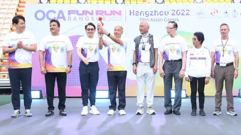 "กกท." จัดกิจกรรมวิ่ง "OCA Fun Run Bangkok 2022"