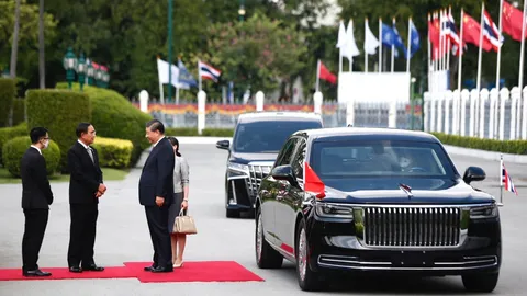 รู้จักรถยนต์หงฉี (HONGQI) แบรนด์รถคู่ใจ สี จิ้นผิง ใช้ในงานเอเปก 2022