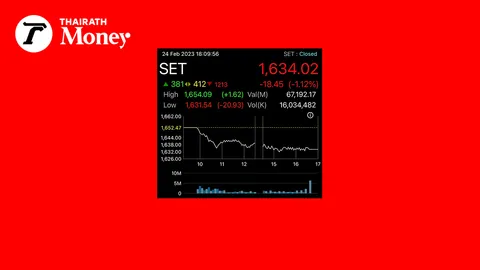 ต่างชาติเทหุ้นไทยร่วง 18 จุด  นักวิเคราะห์มั่นใจ 1,620 เอาอยู่