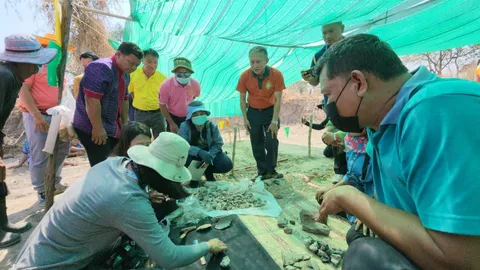 กรมศิลปากร ยืนยันโครงกระดูกกลางทุ่งนา เป็นกระดูกมนุษย์ อายุประมาณ 2,500 ปี