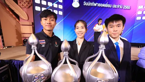 "เทพบิว-น้องเทนนิส" มาตามนัด สรุป 24 รางวัล "งานวันนักกีฬายอดเยี่ยม" ปี 2565