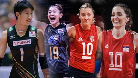 FIVB คัดมาให้แล้ว ส่องตัวตึงวอลเลย์บอลหญิง ในศึก VNL 2023 สาวไทยติดโผ 4 คน