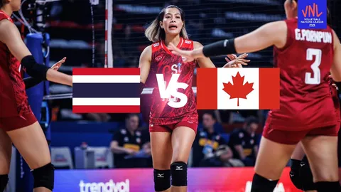 ช่องทางชมสด แคนาดา VS วอลเลย์บอลหญิงทีมชาติไทย เนชันส์ลีก 2023 สัปดาห์ที่ 1 นัดสอง