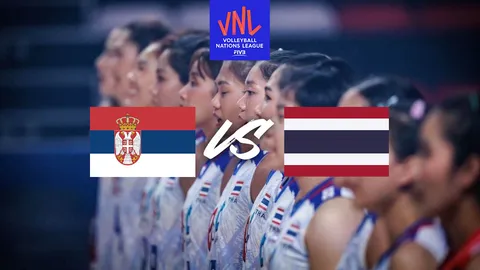 ช่องทางชมถ่ายทอดสดวอลเลย์บอลหญิง VNL 2023 เซอร์เบีย VS ทีมชาติไทย เนชันส์ลีก 2023 สัปดาห์ 2 นัด 3