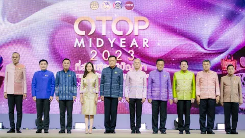 มท.1 เปิดงาน OTOP Midyear 2023 "ที่สุดแห่งภูมิปัญญา" ที่เมืองทองธานี