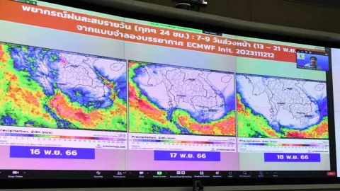 กรมชลฯ เร่งเก็บน้ำฝนก้อนสุดท้ายของปีใช้ในหน้าแล้ง เตือนภาคใต้รับมือฤดูฝน