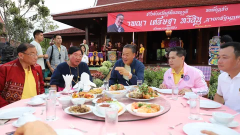 "ประภัตร" เปิด "บ้านทรงไทย" รับ "เศรษฐา" บอก เป็นนายกฯ คนที่ 4 ที่มาที่นี่