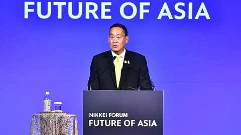 “เศรษฐา” กล่าวบนเวที Nikkei Forum ไทยพร้อมยืนเคียงข้างญี่ปุ่น