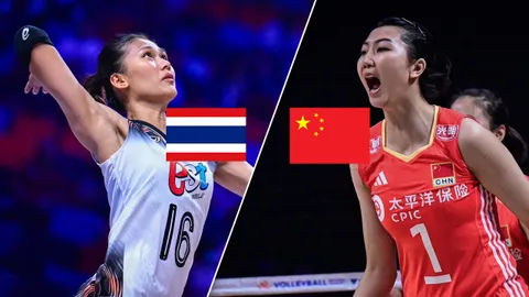 ส่องอันดับโลก "ตบสาวไทย-จีน" ผลงาน 5 นัดหลังสุดของทั้งคู่ ก่อนดวลเดือด "VNL 2024"