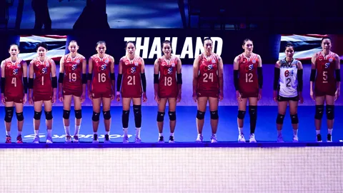 "วอลเลย์บอลหญิงไทย" อยู่ตรงไหน สรุปตารางคะแนนล่าสุด VNL 2024 สนาม 2 มี 2 ชาติไร้พ่าย