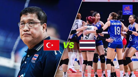 ช่องทางชมสดวอลเลย์บอลหญิงทีมชาติไทย ดวลเดือด ตุรกี ศึก "VNL 2024" สัปดาห์ 3 นัด 1