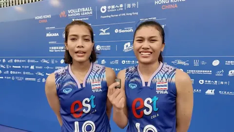 สุดระทึก "เพียว-บีม" เผยสาเหตุ "วอลเลย์บอลหญิงไทย" ชนะบัลแกเรีย หืดจับ VNL 2024 สนาม 3