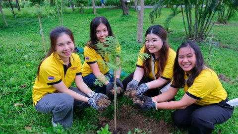 สร้างสิ่งแวดล้อมยั่งยืน ปลูกไม้ 800 ต้น ณ "สวนเบญจกิติ" เพิ่มพื้นที่สีเขียวให้คนเมือง