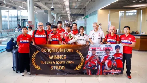 ต้อนรับฮีโร่ ทัพนักบิดดาวรุ่ง “ไทยฮอนด้า" คว้าแชมป์สุดทรหด ”Suzuka 4 Hours Endurance 2024“