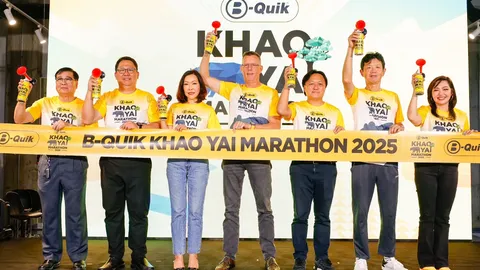 จัดใหญ่! B-QUIK KHAO YAI MARATHON 2025 วิ่งมาราธอนผืนป่ามรดกโลก ปลูกจิตสำนึกรักสิ่งแวดล้อม