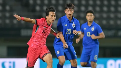 เกินต้าน "ทีมชาติไทย U20" ประเดิมพ่าย "เกาหลีใต้ U20" ศึก Seoul Earth On Us Cup