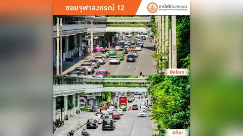 เพิ่มถนนสวยใจกลางเมือง! MEA ทำสายไฟฟ้าใต้ดิน ซอยจุฬาลงกรณ์ 12 และหน้าลานพระรูป ร.6 สวนลุมพินี