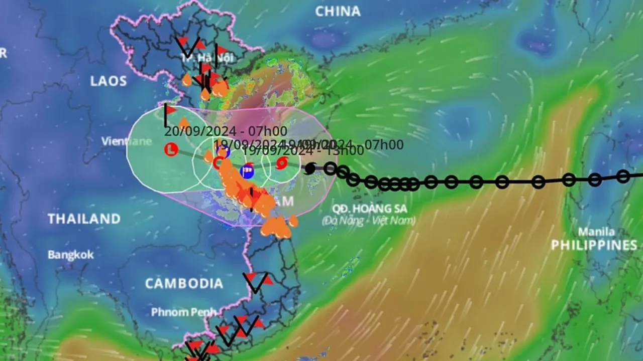 พายุโซนร้อนลูกใหม่ เตรียมขึ้นฝั่งเวียดนามบ่ายนี้