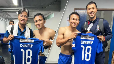 “ชนาธิป” เนื้อหอม ให้เสื้อแมตช์วอน บีจี ปทุมฯ 2 แข้งสวายเรียง “บุญพะจัน” ปลื้มใจสุดๆ