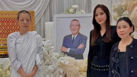 มิตรภาพดีๆ อั้ม พัชราภา ไปร่วมงานศพคุณพ่อต๊อด ศิณะ บอก 'คิดถึงคุณพ่อเสมอค่ะ'