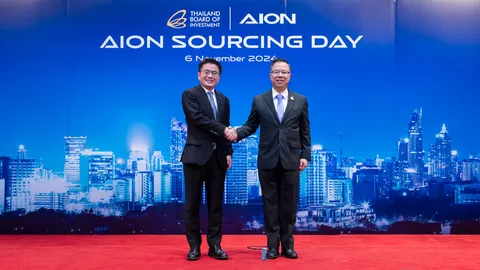 GAC AION จับมือ BOI เฟ้นหาผู้ผลิตชิ้นส่วนในไทย รองรับการผลิตรถ EV ในปี 68