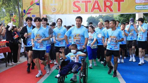 "สเปเชียลโอลิมปิคไทย ซีดับบลิว-เอ็กซ์ 2568" วิ่งการกุศล ฉลอง Special Olympics Thailand Day