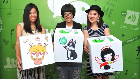 ฝีมือคนไทย! WeChat ประเดิมสติกเกอร์ดุ๊กดิ๊ก 15 ชุด โชว์ผลงานสู่เวทีโลก