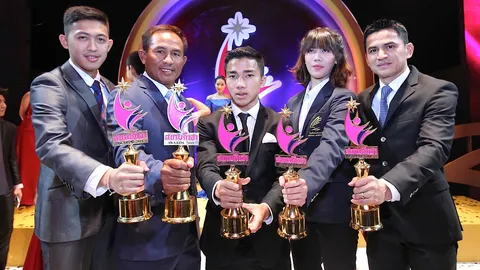 คนดังกีฬา ซิวรางวัล 'สยามกีฬา อวอร์ดส์'   