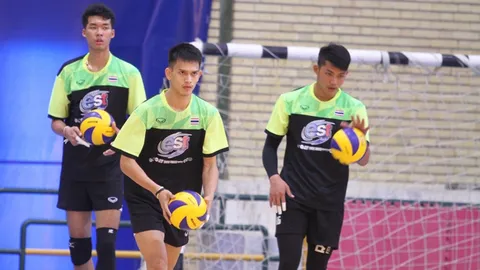 ลูกยางหนุ่มไทยยู-23 ลงซ้อมครั้งที่ 2 เตรียมบู๊ศึกชิงแชมป์เอเชีย