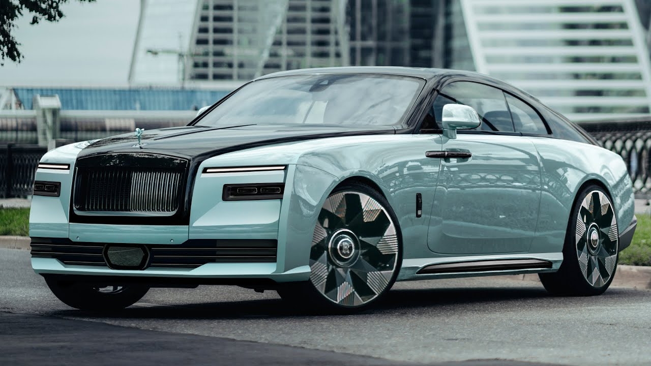 เศรษฐีไฮเทค มาแล้ว อภิมหายานยนต์พลังงานไฟฟ้า ROLLS-ROYCE SPECTRE ELECTRIC 