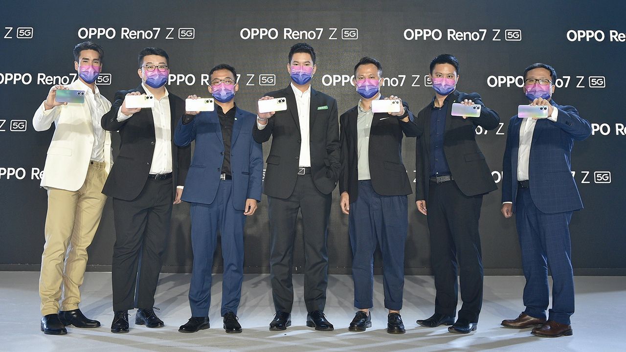 มีแล้วยัง - ชานนท์ จิรายุกุล เปิดตัว “OPPO Reno7 Z 5G” สุดยอดสมาร์ทโฟน The Portrait Expert สวยสะดุดตาด้วยดีไซน์ขอบเหลี่ยมและเบาบาง ราคา 12,990 บาท วางจำหน่ายในวันที่ 17 มี.ค. โดยมี หวัง จุน เหว่ย, ซง จ้าว และ ณเดชน์ คูกิมิยะ มาร่วมงานด้วย ที่เซ็นทรัลเวิลด์ วันก่อน.