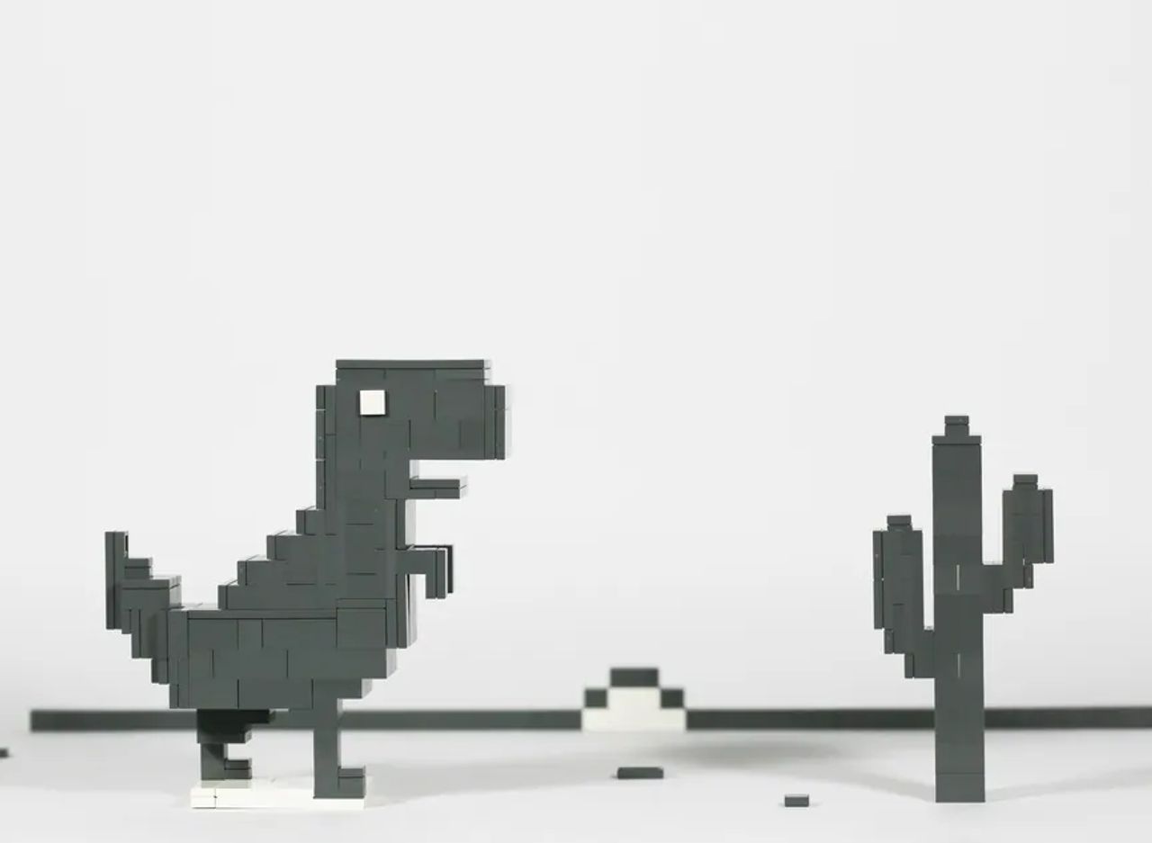 No Internet Connection Lego Dinosaur