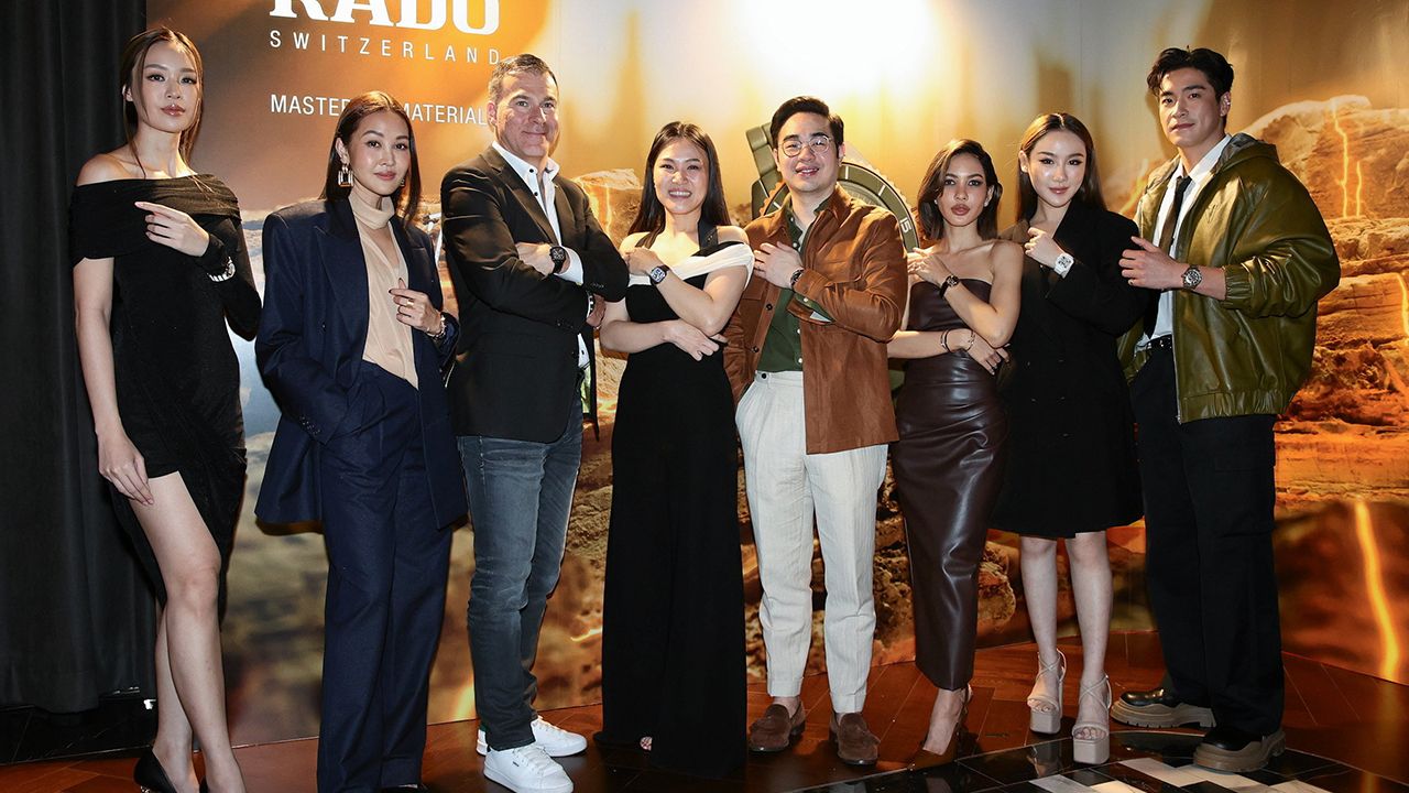 มีแล้วยัง - เรเน่ เฟอร์เลอร์ จัดงาน “Rado Novelties 2024” เพื่อเปิดตัวนาฬิกาหรูน่าสะสม 6 รุ่นดังประจำปี โดยมี กฤษณ์ ภีมะโยธิน, ธีรเนตร ภัทรวุฒิพงศ์, จงกล พลาฤทธิ์, ขนิษฐา ดรุณเนตร และ เฌอปัฐน์ กิตติพรวริษฐ์ มาร่วมงานด้วย ที่โรงแรมอินเตอร์คอนติเนนตัล วันก่อน.