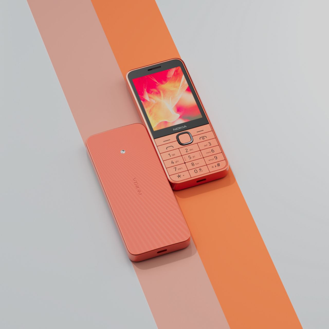 Nokia 215 (2024) สีส้มพีช