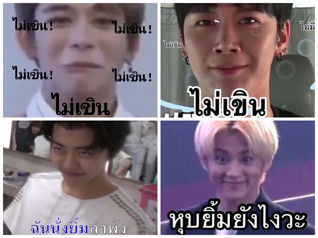 มีมเขินจมูกบาน เก็บอาการไว้อยู่