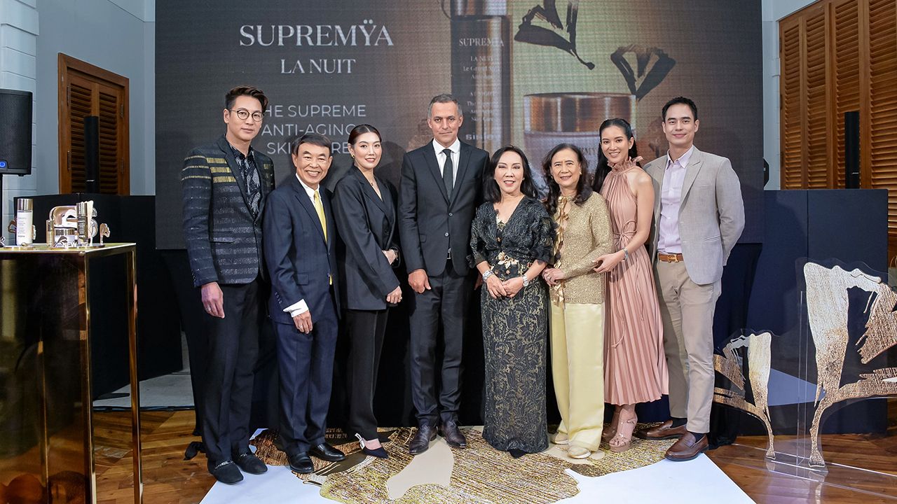 ลดริ้วรอย - รุจิตร สุธนะเสรีพร และ นิโคลัส เชนิเย่ร์ เปิดตัว “Supremya at night” ผลิตภัณฑ์ช่วยฟื้นบำรุงลดเลือนริ้วรอยคืนความอ่อนเยาว์จาก ซิสเล่ย์ โดยมี ผศ.นพ.พันธ์ศักดิ์ ศุกระฤกษ์ และ พญ.กอบกุลยา จึงประเสริฐศรี มาร่วมงานด้วย ที่โรงแรมเดอะ เฮาส์ ออน สาทร วันก่อน.