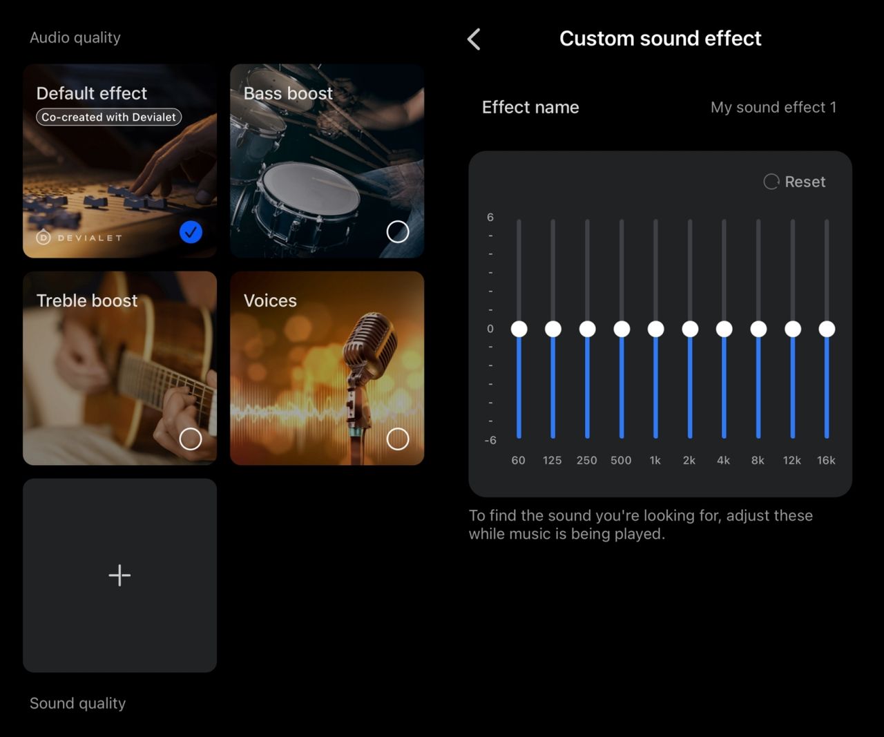 ปรับแต่ง Sound effects ได้จากภายในแอป Huawei AI Life