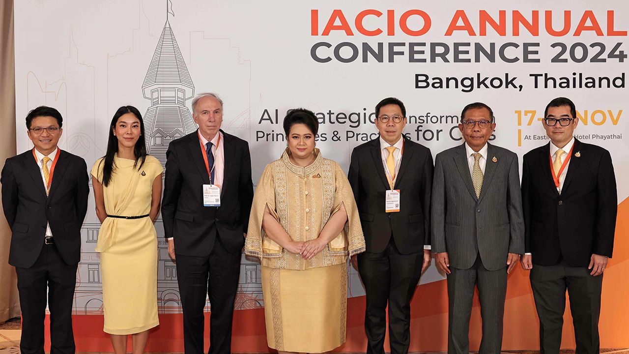 เรื่องเอไอ ศุภมาส อิศรภักดี รมว.อว. เปิดงานประชุมวิชาการ “IACIO 2024 Annual Conference” เพื่อแลกเปลี่ยนความรู้และประสบการณ์ด้านปัญญาประดิษฐ์ โดยมี ศ.ศุภสวัสดิ์ ชัชวาลย์ และ ดร.ฌอง–ปิแอร์ อัฟเฟรต มาร่วมงานด้วย ที่โรงแรมอีสติน แกรนด์ พญาไท วันก่อน.